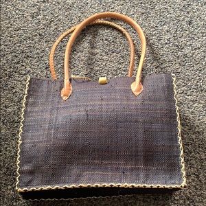 A woven bag from the country of chile!